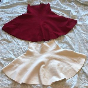 Two skater skirts